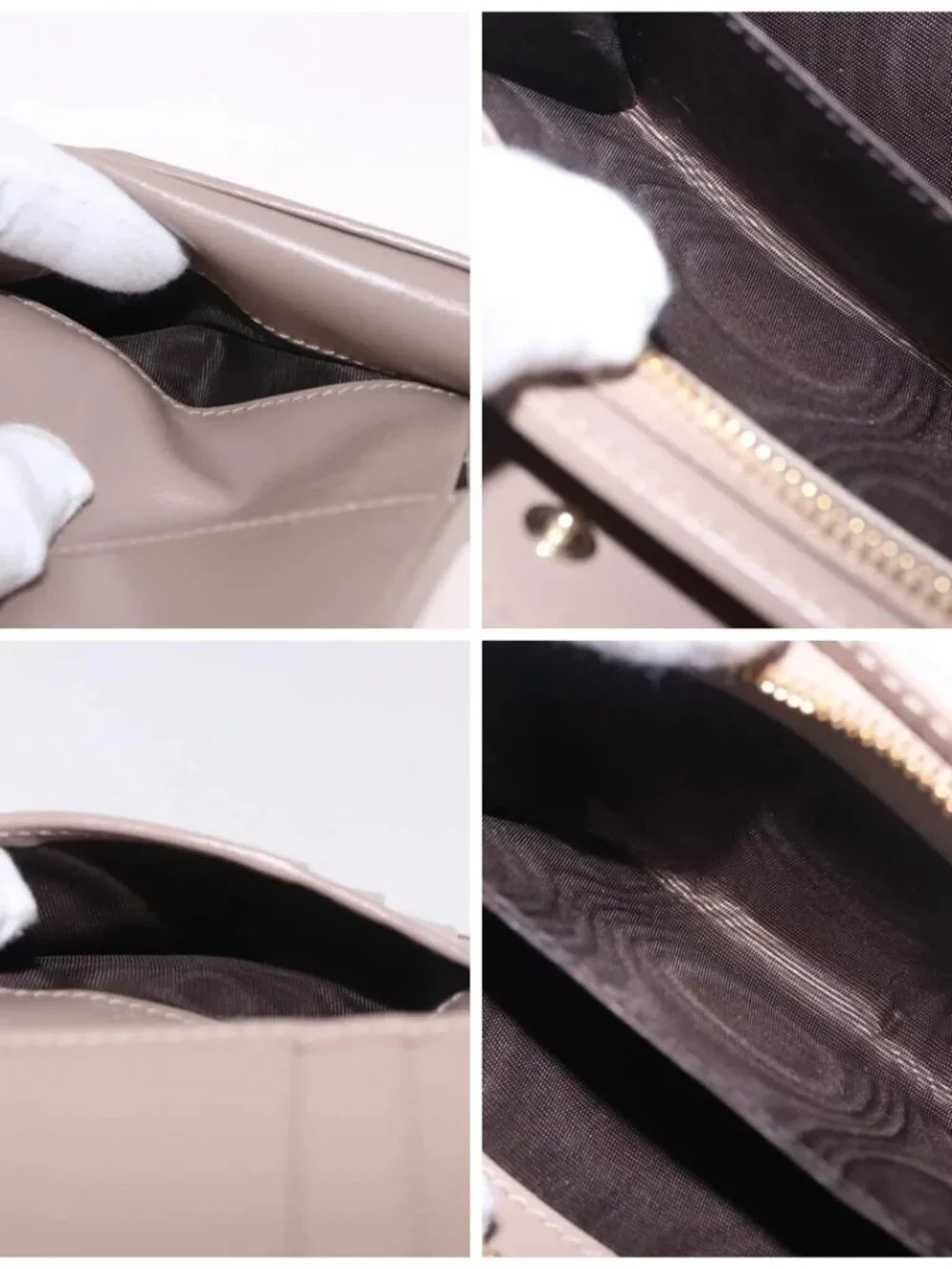 GUCCI GG Supreme Wallet PVC Beige Gold 795060 Auth 186154M - Picture 15 of 16